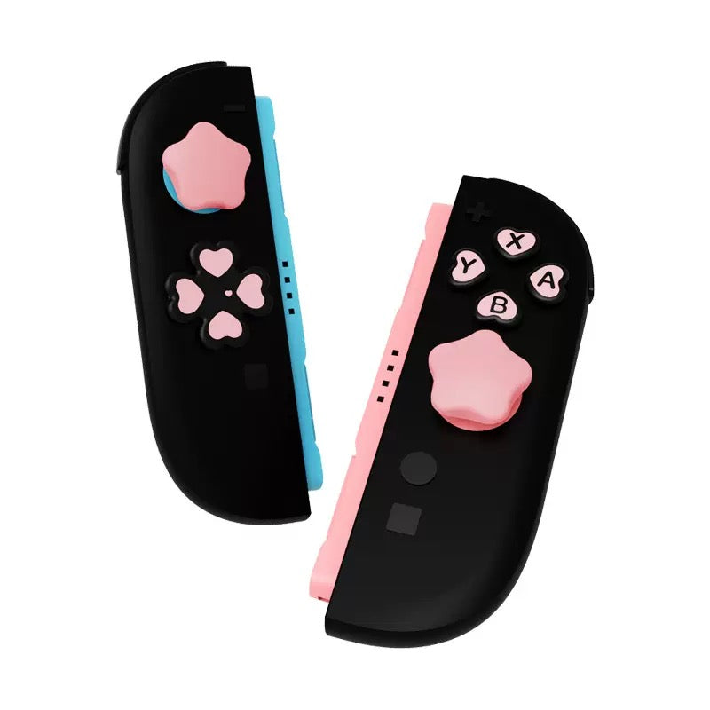 Star Heart Button Caps for Switch2