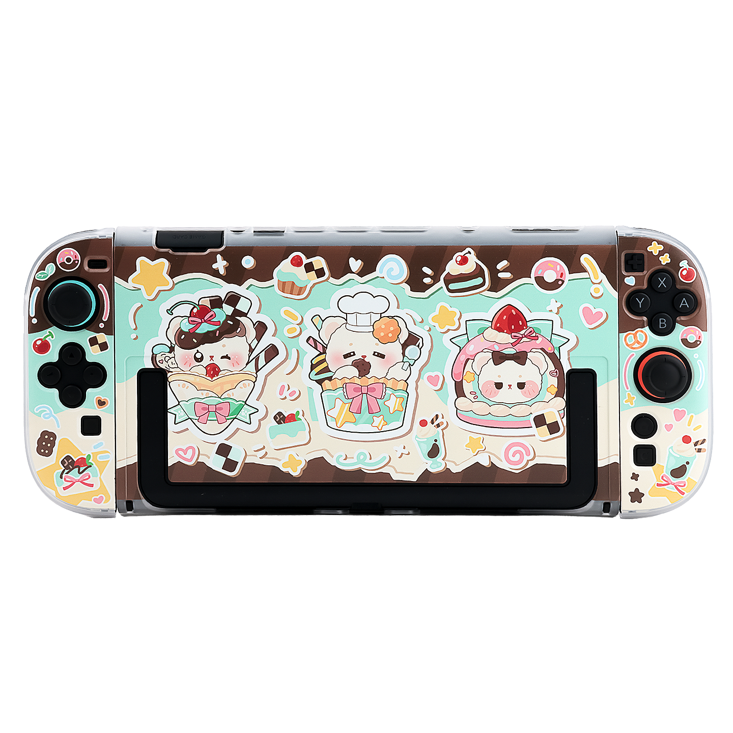 Mint Chocolate Bear NS OLED/NS2 Protective Case