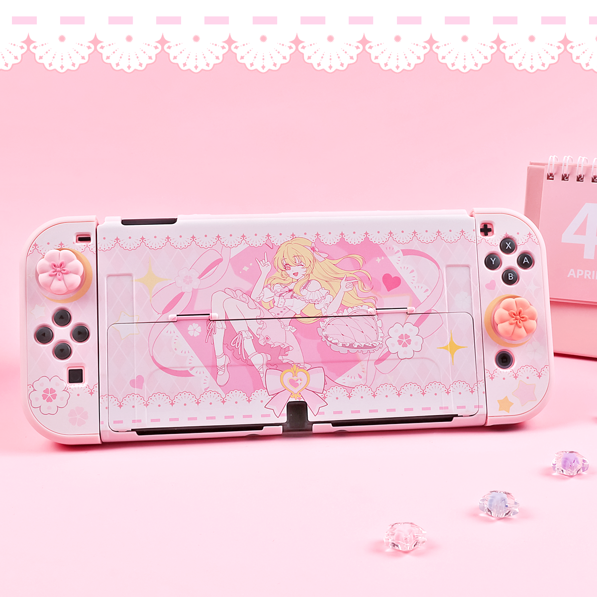 Ichigo Hoshimiya Nintendo Switch / OLED Protective Shell – BlingKiyo Ichigo Hoshimiya Nintendo Switch / OLED Protective Shell – BlingKiyo