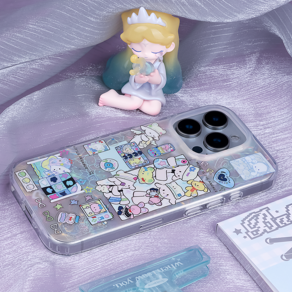 BlingKiyo Cute Sheep Protective case For iPhone