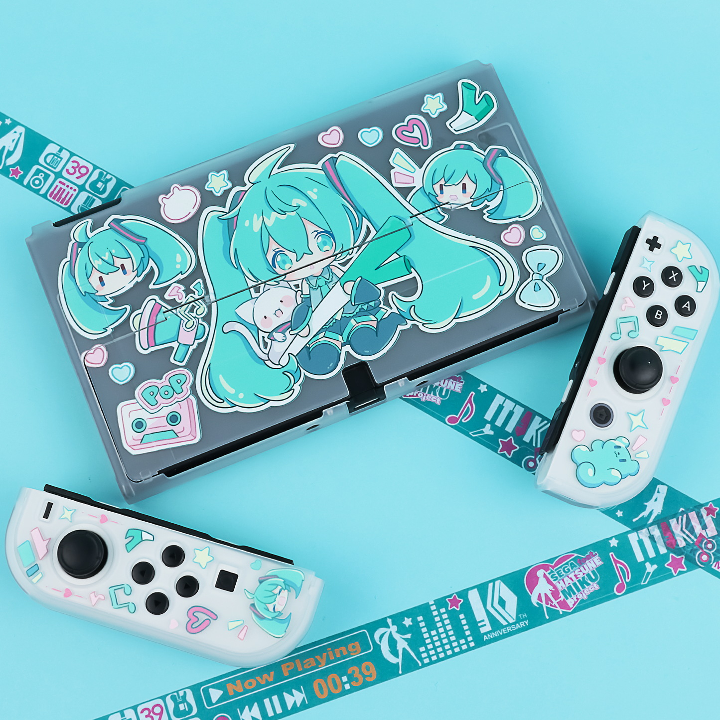 BlingKiyo Hatsune Miku Nintendo Switch Oled & NS2 Protective Case