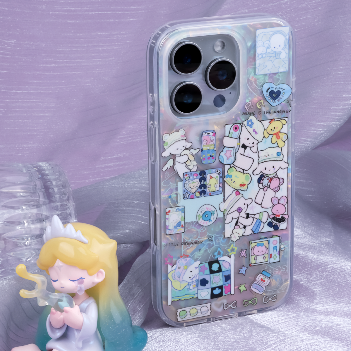 BlingKiyo Cute Sheep Protective case For iPhone