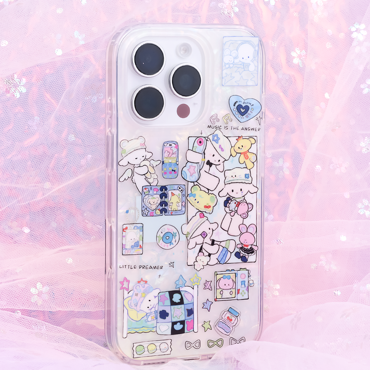 BlingKiyo Cute Sheep Protective case For iPhone