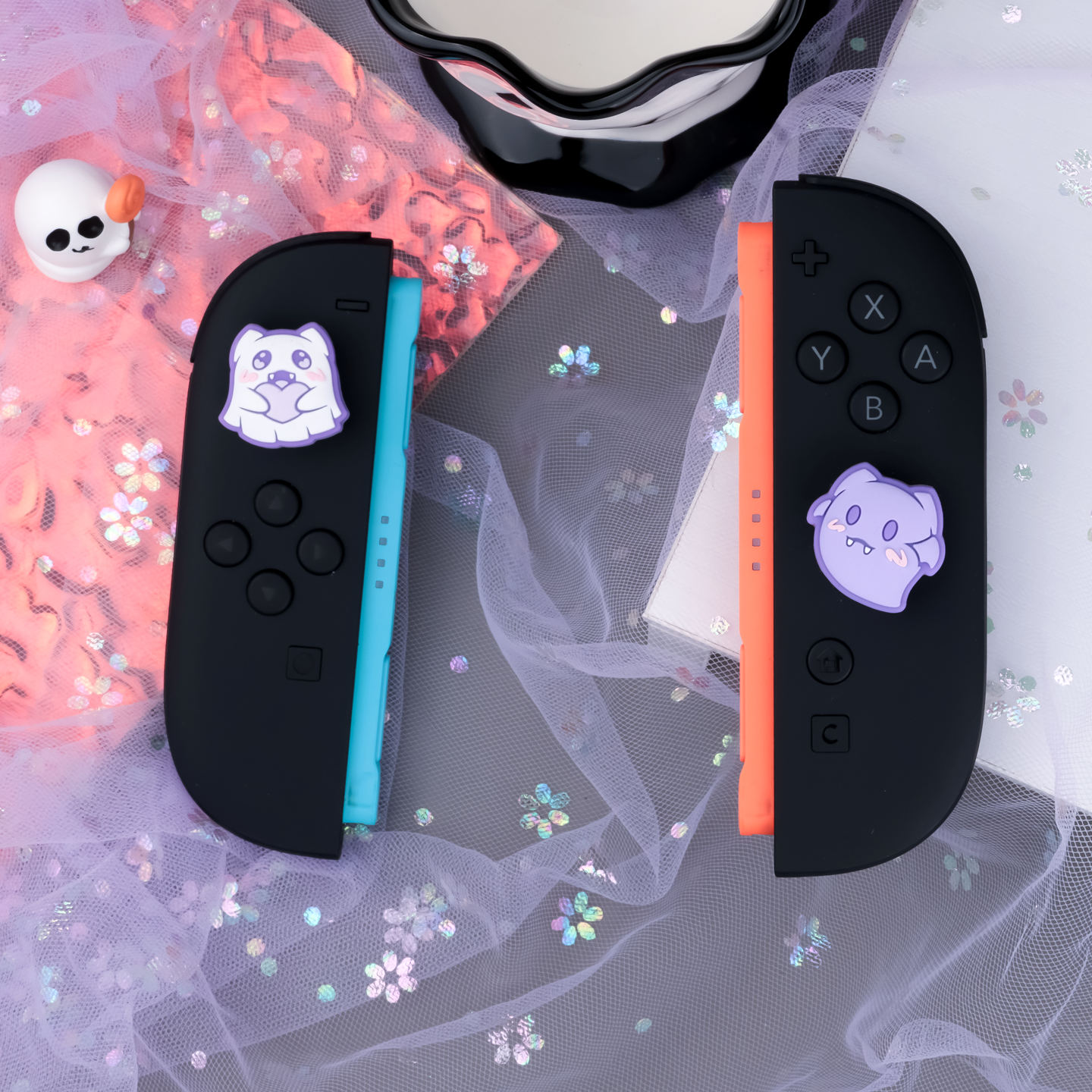 BlingKiyo Ghost Bat NS&NS2 Thumb Grip Caps