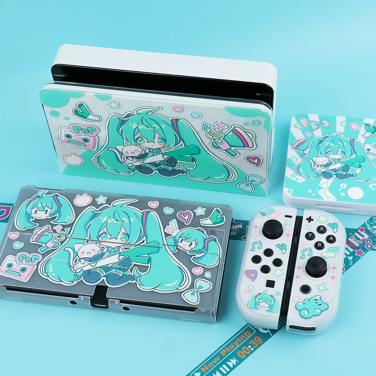 BlingKiyo Hatsune Miku Nintendo Switch Oled & NS2 Protective Case