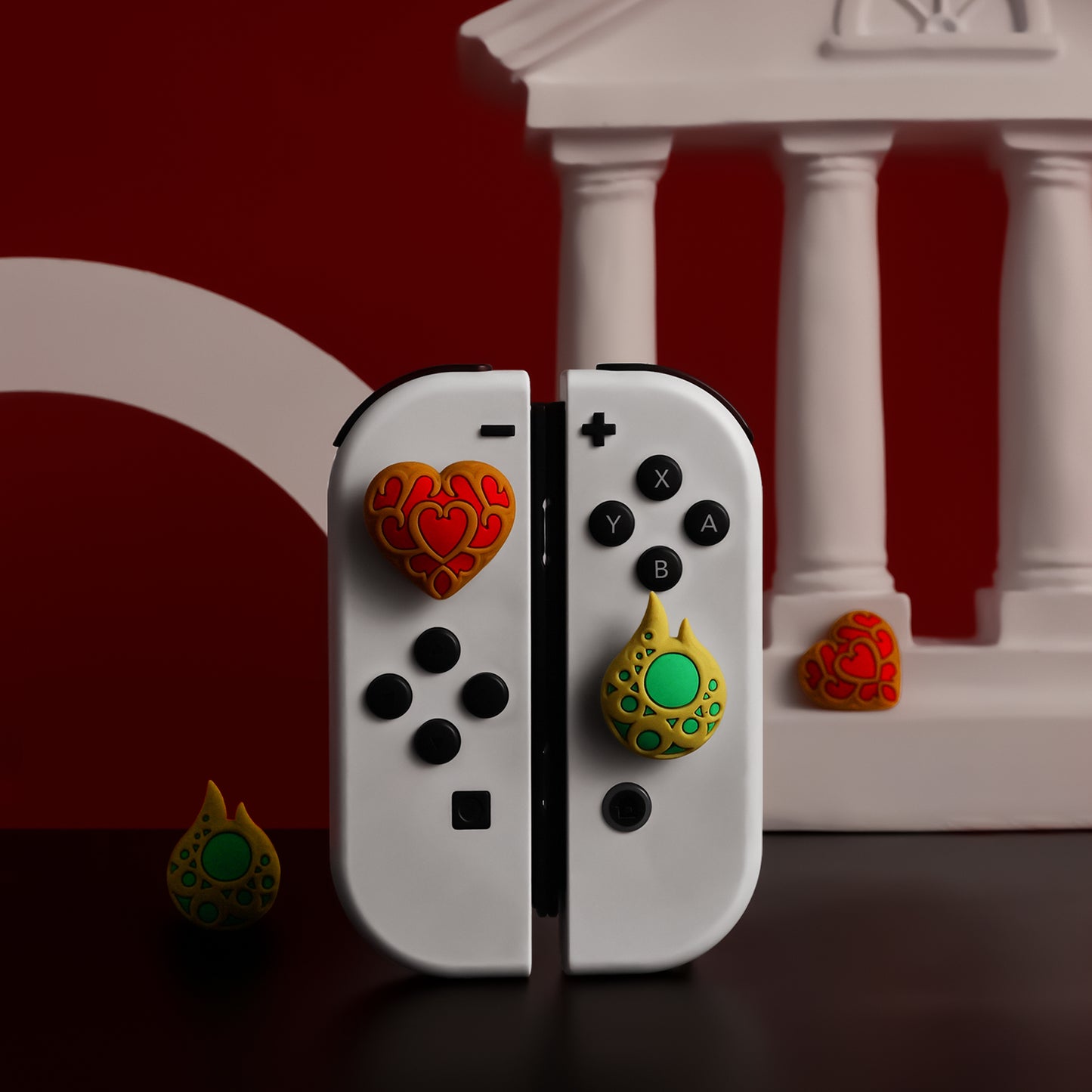 BlingKiyo Heart Containers & Stamina Vessels Thumb Grips Cap