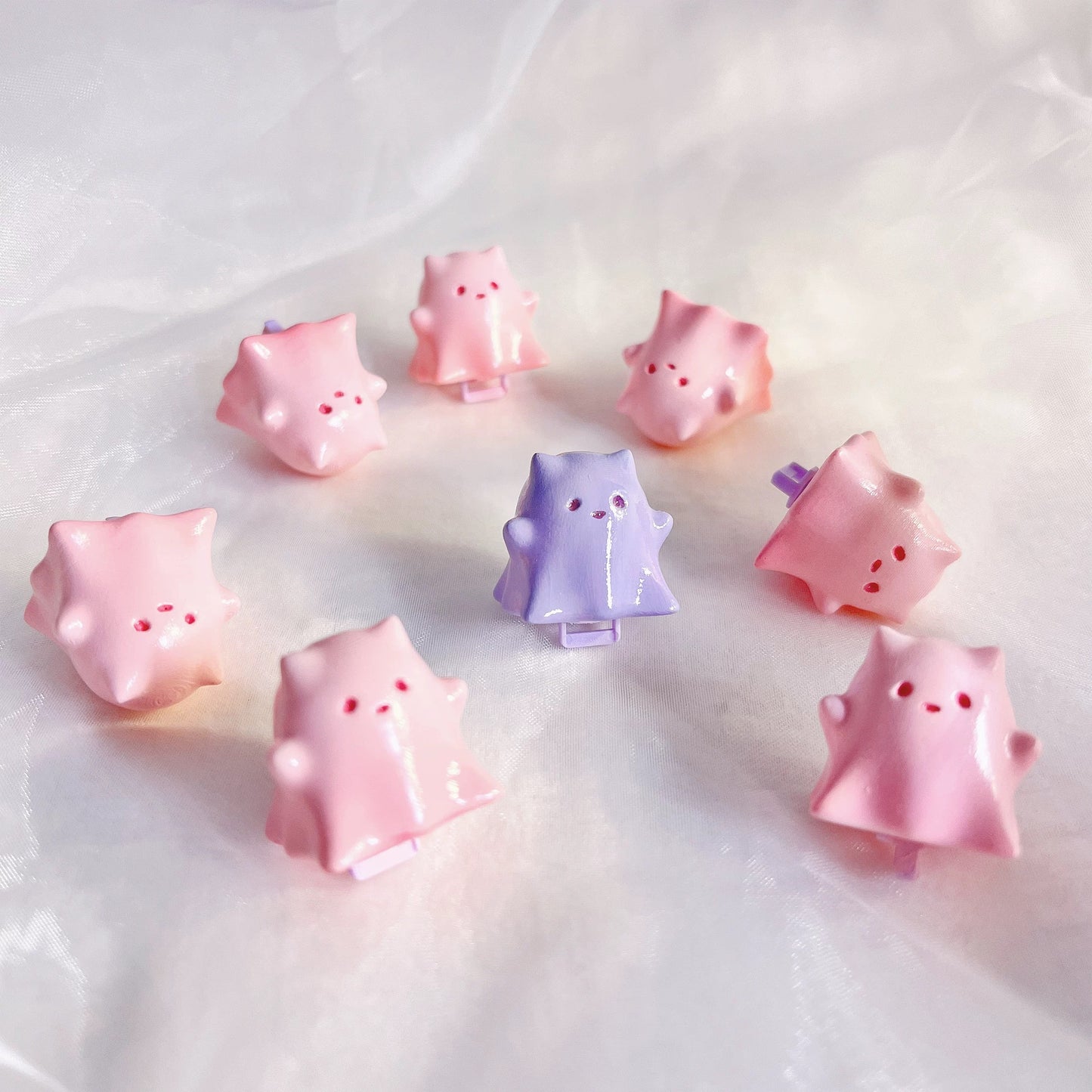 BlingKiyo Ghost Cat Key Caps