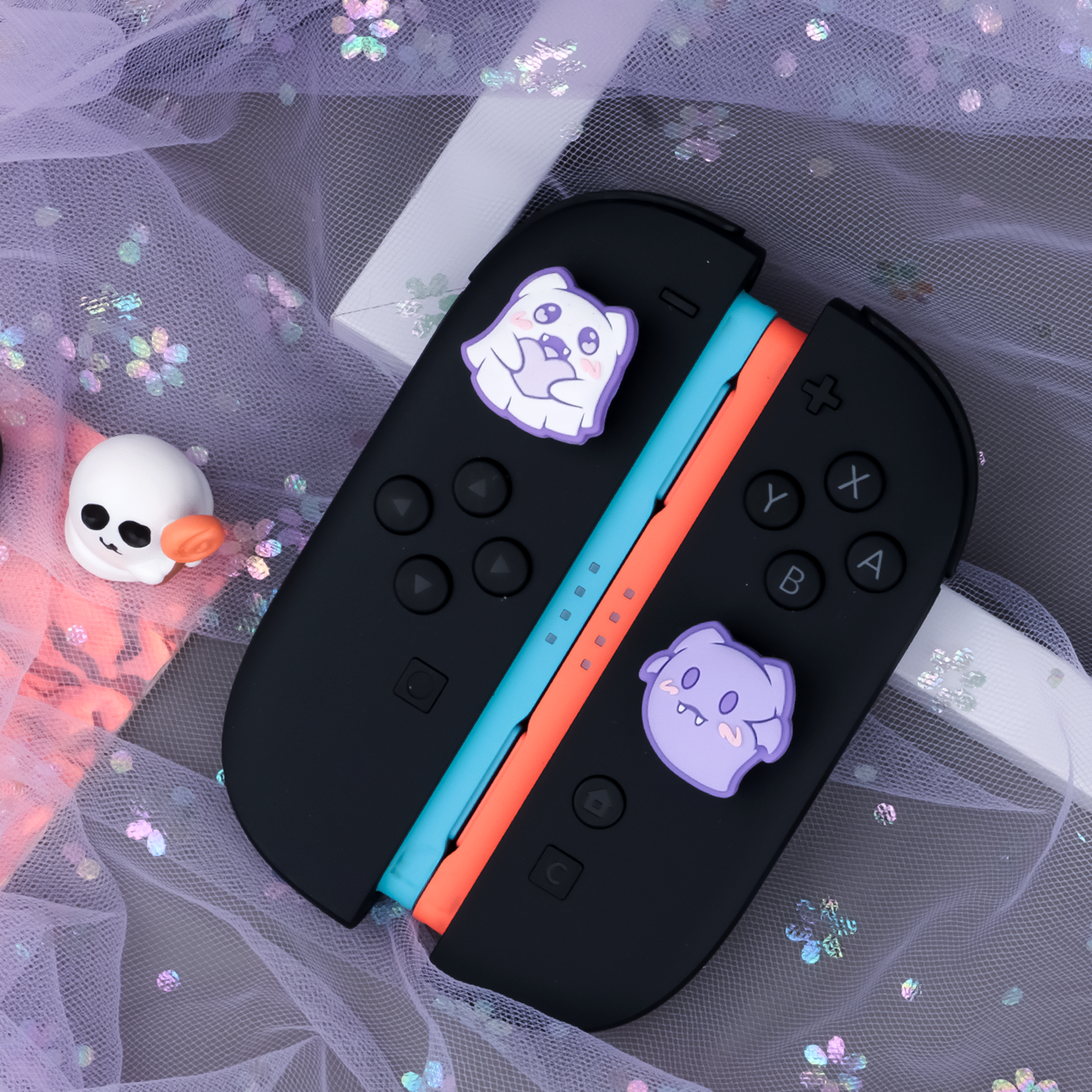 BlingKiyo Ghost Bat NS&NS2 Thumb Grip Caps