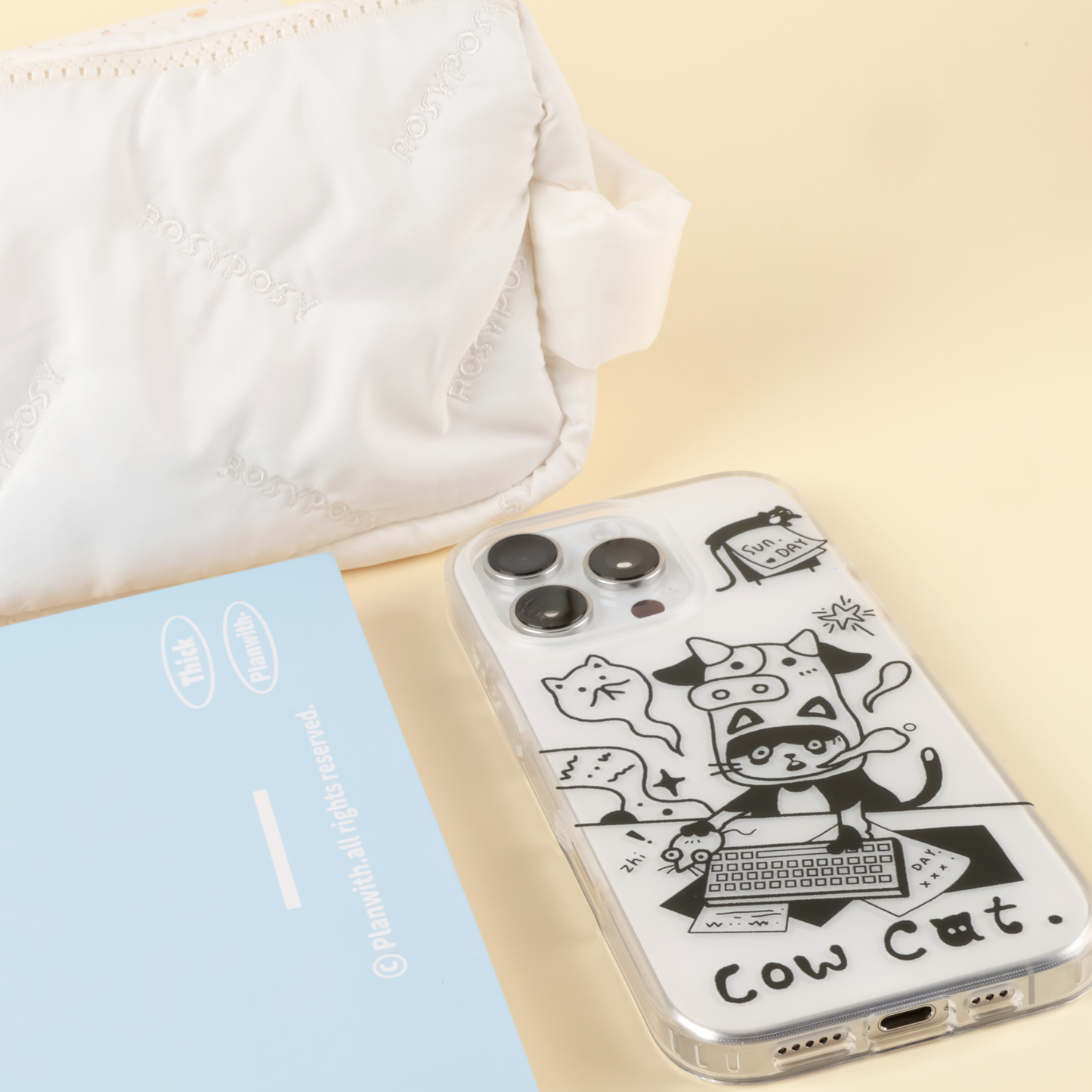 BlingKiyo Work Kitty Phone Case