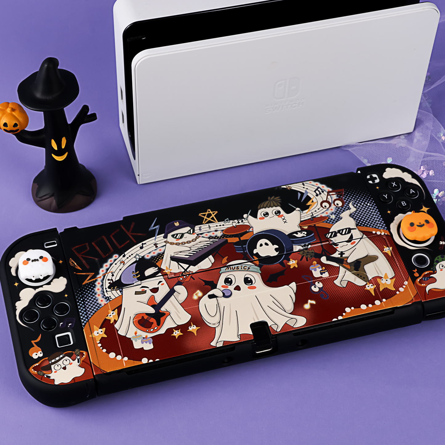 BlingKiyo Ghost Pumpkin Devil Nintendo Switch/Oled Case