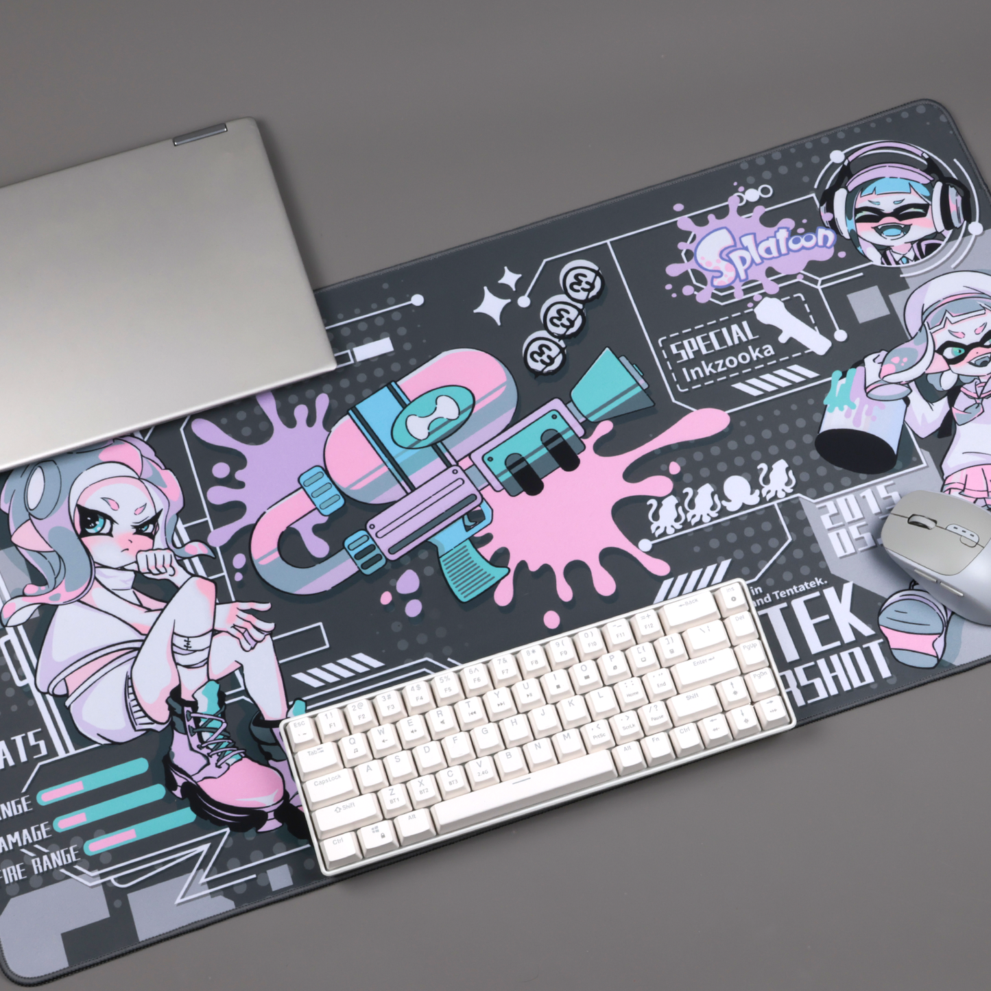 BlingKiyo Splatoon Large Mouse Pad