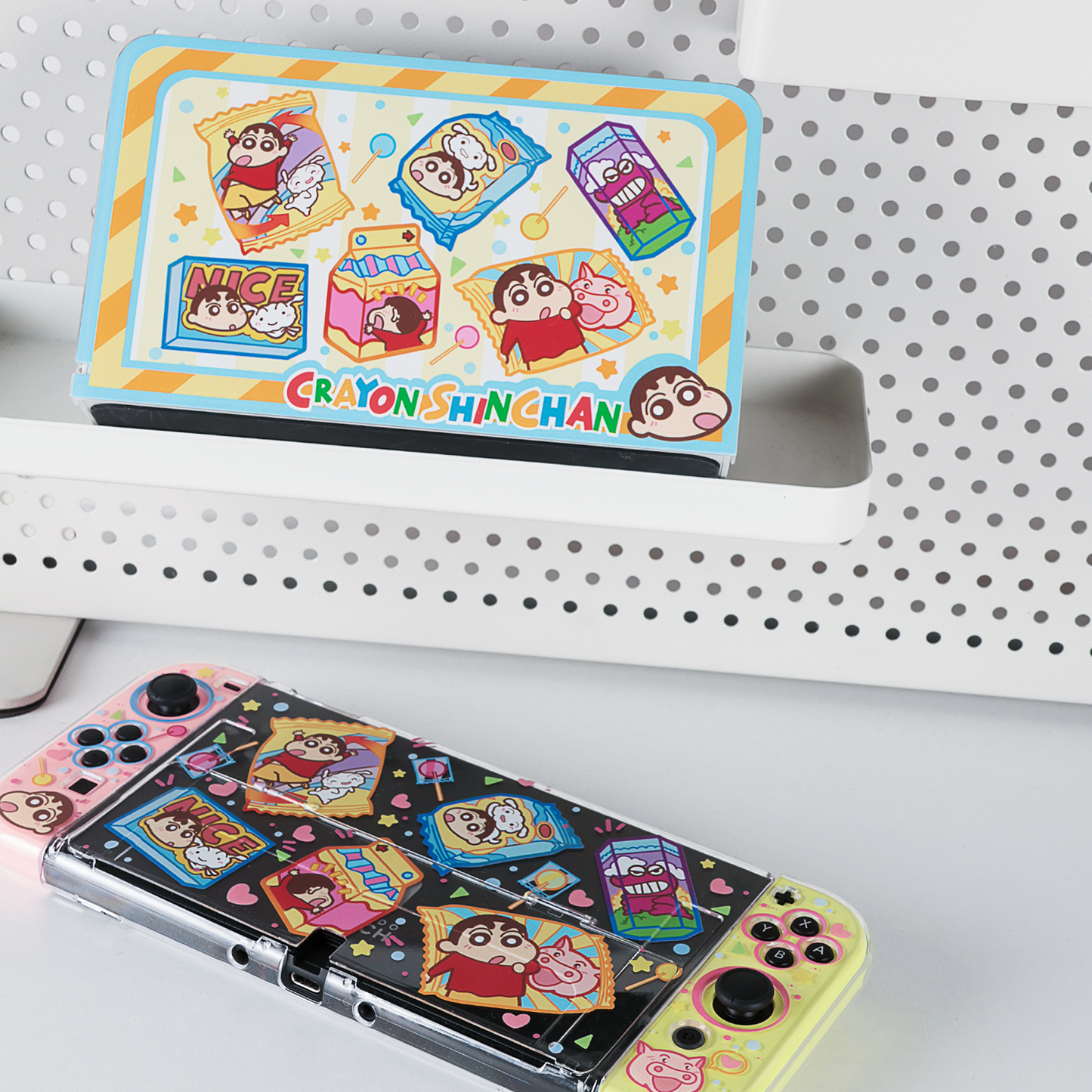 BlingKiyo Crayon Shinchan Switch/Oled Protective Shell