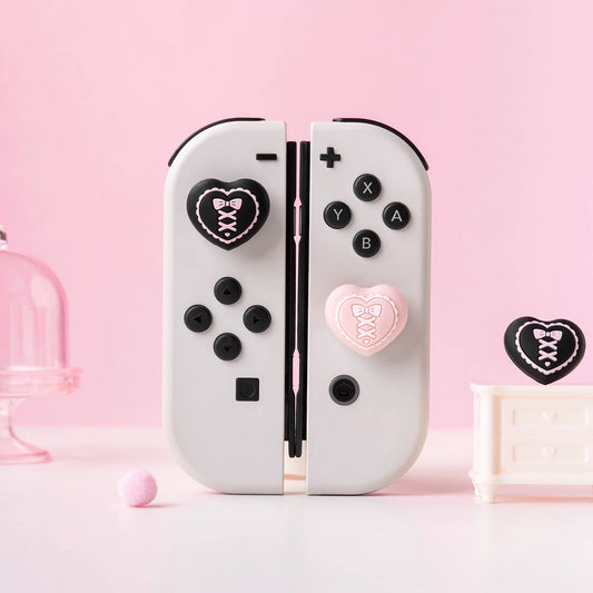 Lace Heart Switch Thumb Grip Caps