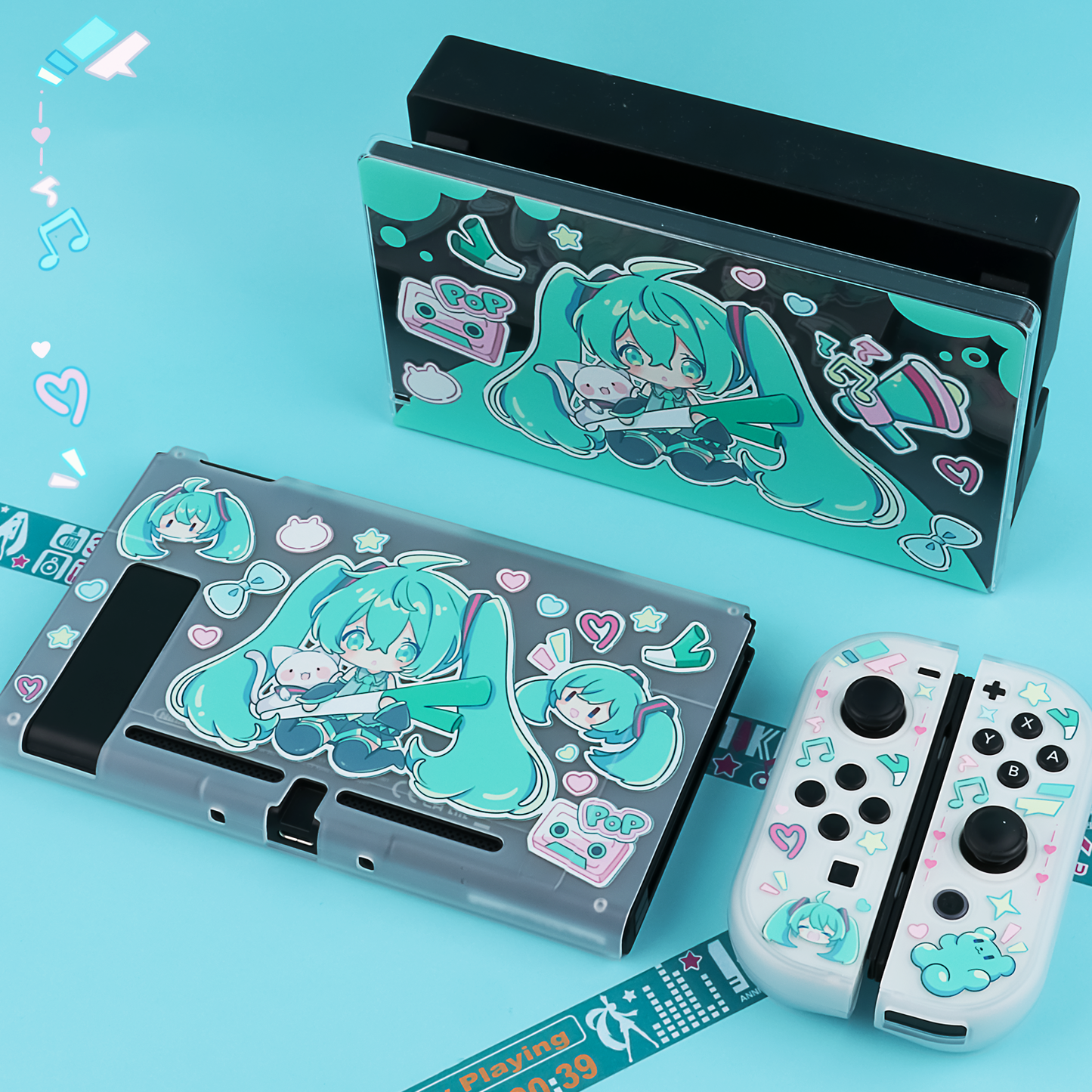 BlingKiyo Hatsune Miku Nintendo Switch Oled & NS2 Protective Case