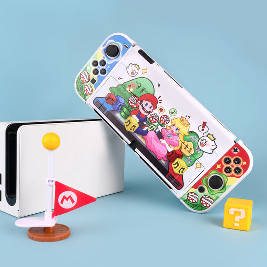 BlingKiyo Mario Protective Shell for Nintendo Switch OLED