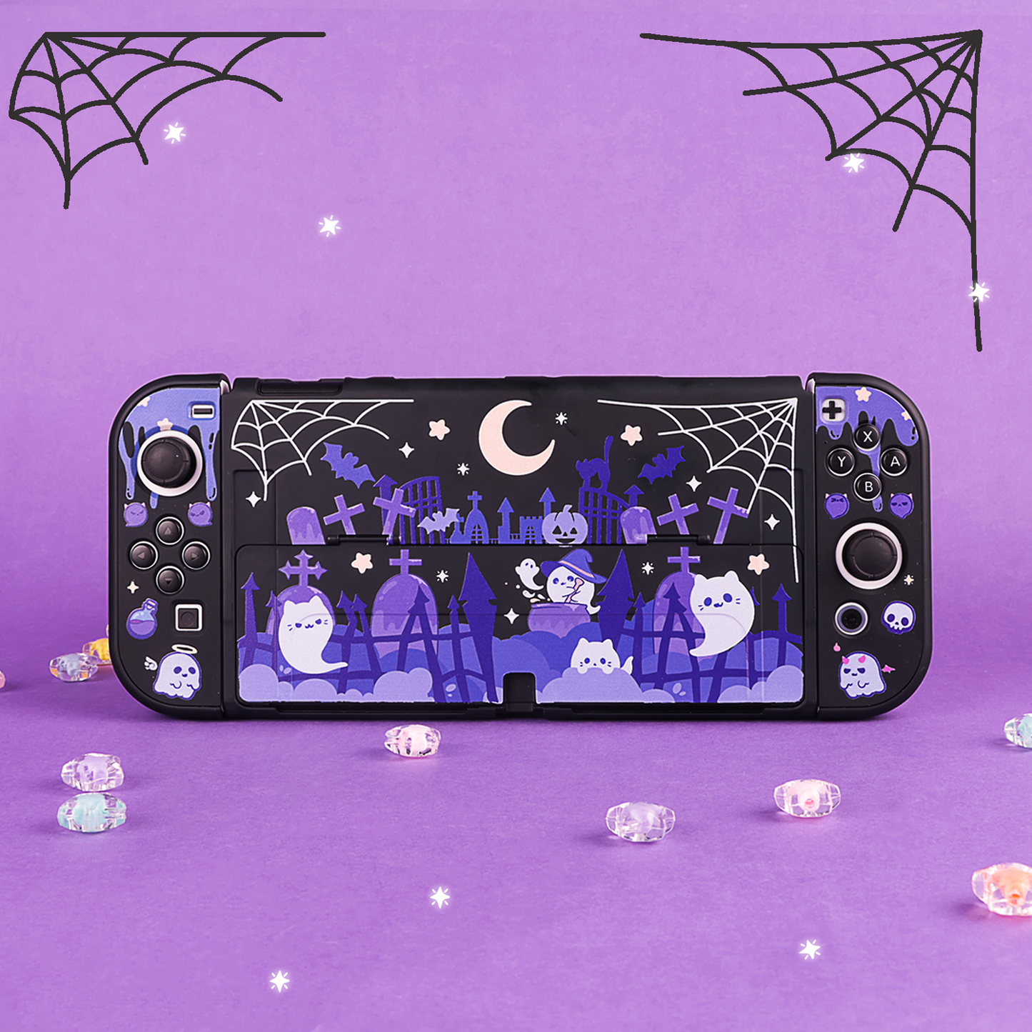 BlingKiyo Ghost Devil Nintendo Switch/Oled Case& Card Case