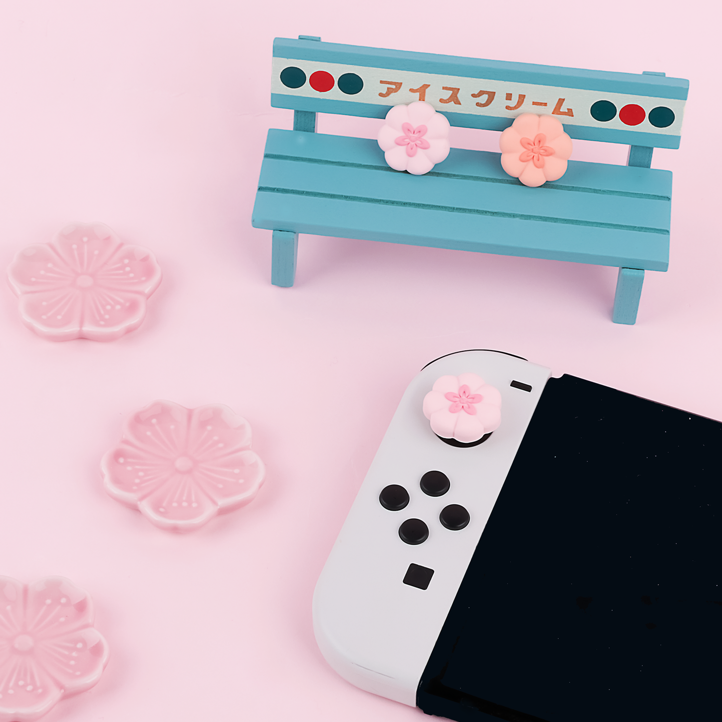 BlingKiyo Sakura Thumb Grip Caps