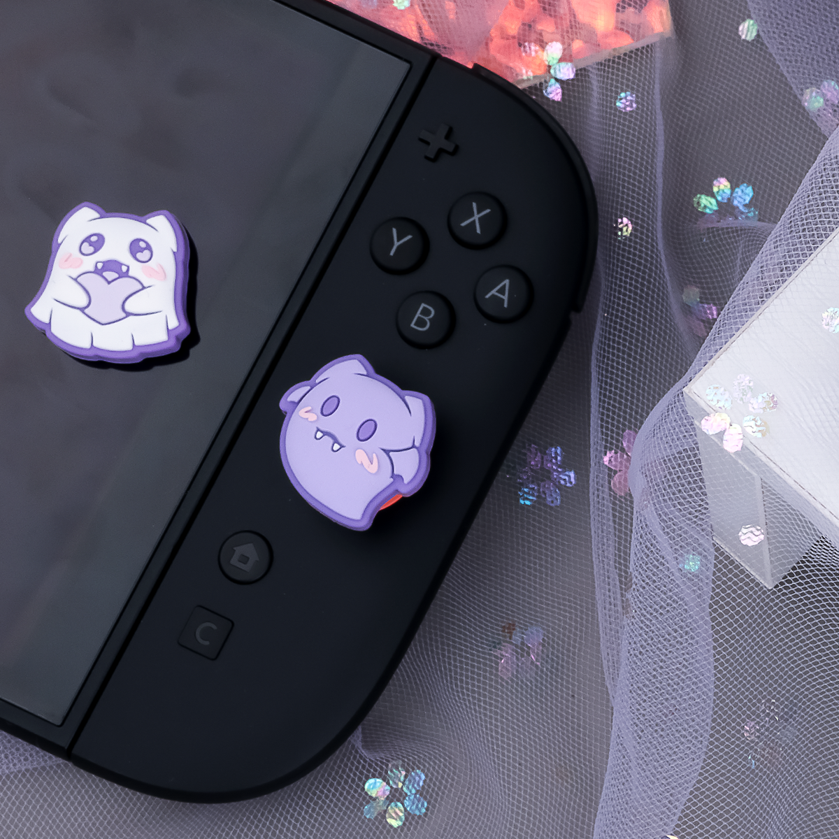 BlingKiyo Ghost Bat NS&NS2 Thumb Grip Caps