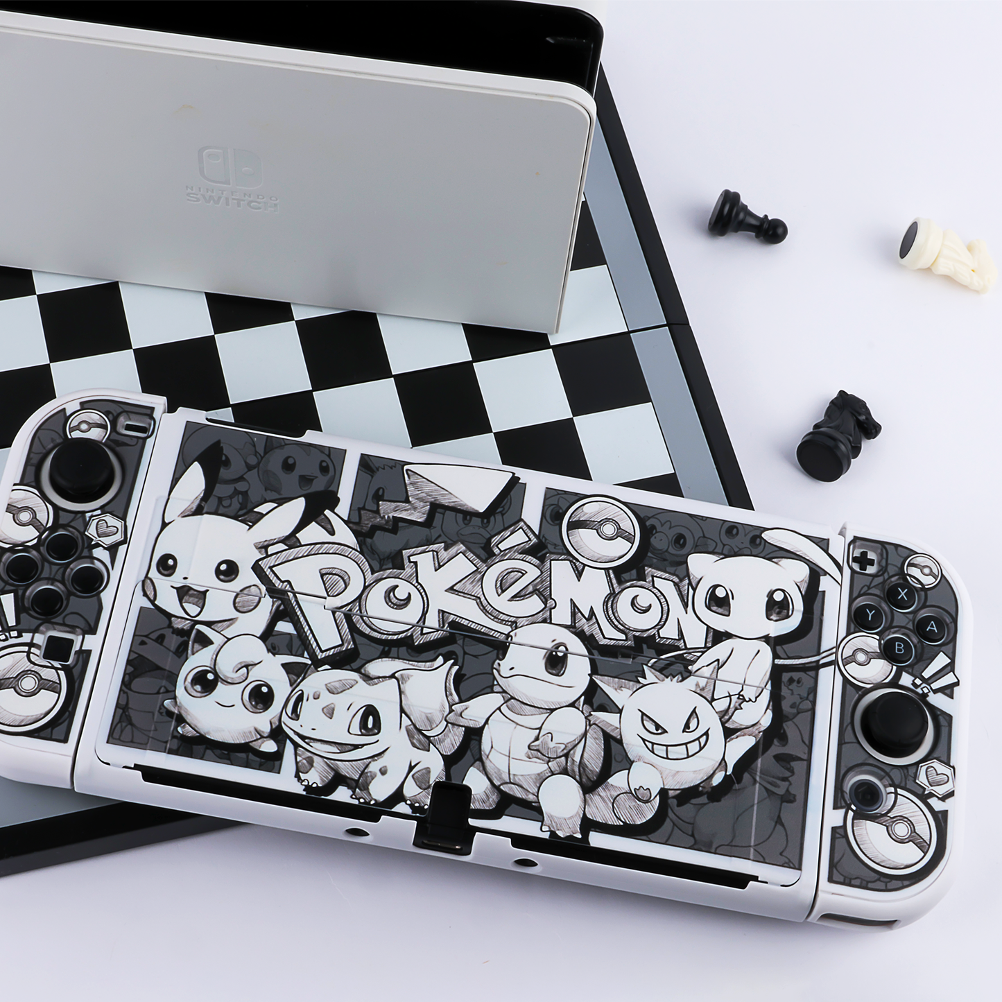 BlingKiyo Pokemon Protective Shell for Nintendo Switch OLED