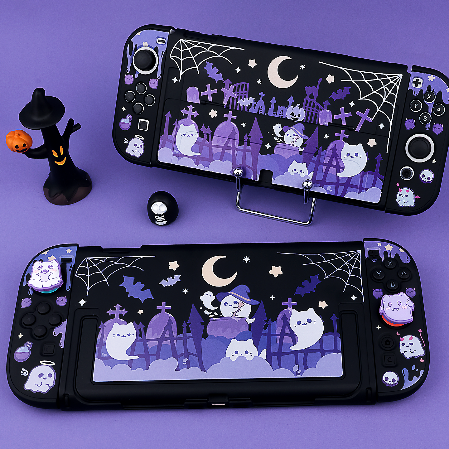 Ghost Devil Nintendo Switch 2 /Oled Case& Card Case – BlingKiyo Ghost Devil Nintendo Switch 2 /Oled Case& Card Case – BlingKiyo