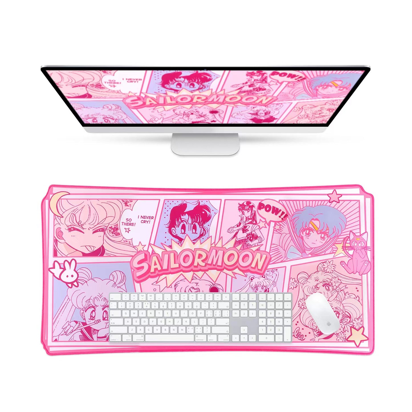 BlingKiyo Sailor Moon Large Mouse Pad & Wrist Rest