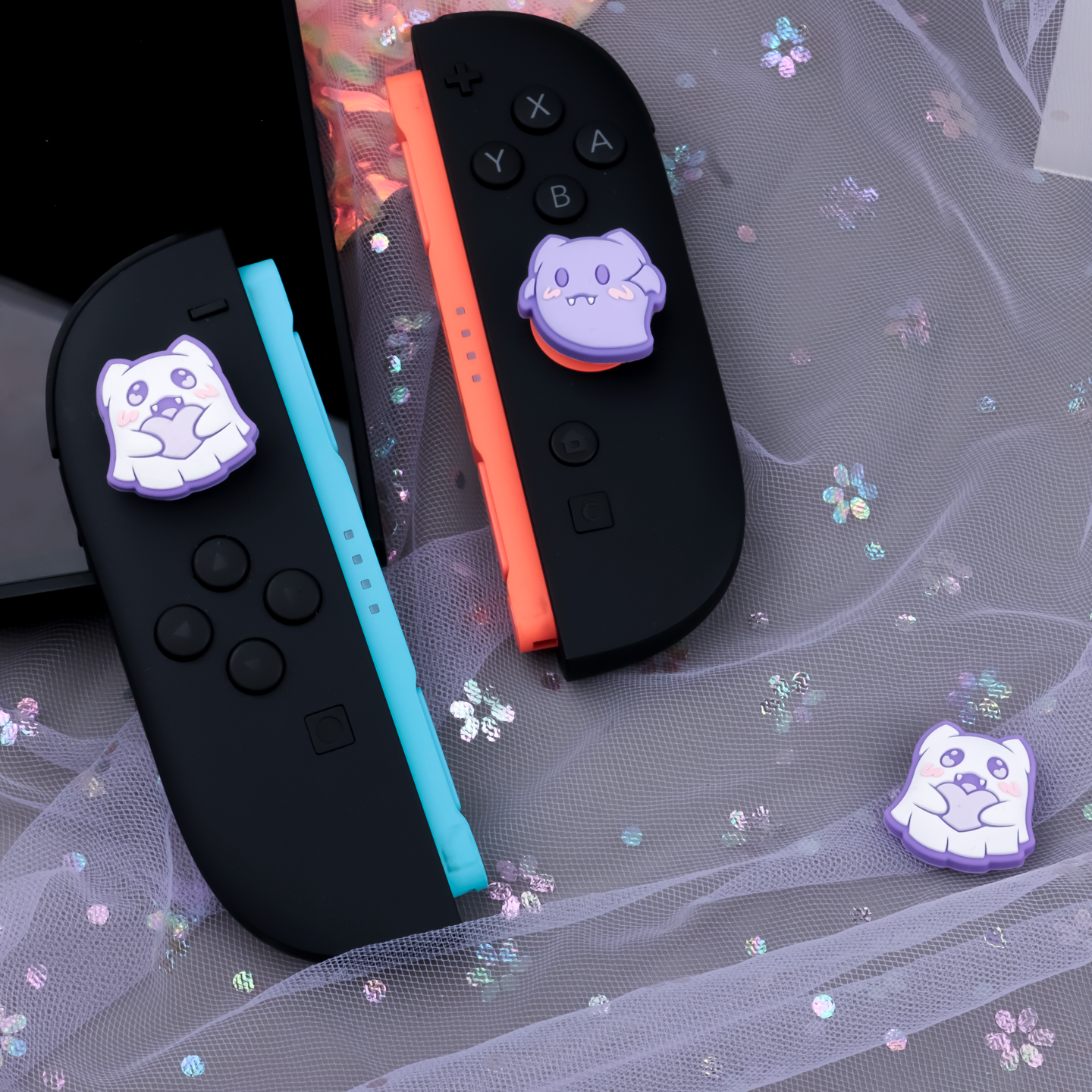 BlingKiyo Ghost Bat NS&NS2 Thumb Grip Caps