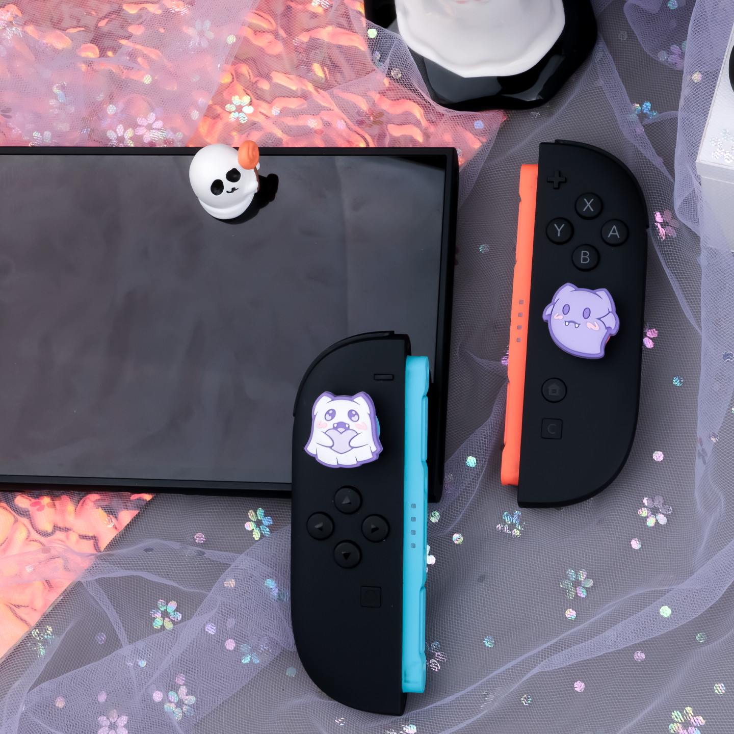 BlingKiyo Ghost Bat NS&NS2 Thumb Grip Caps