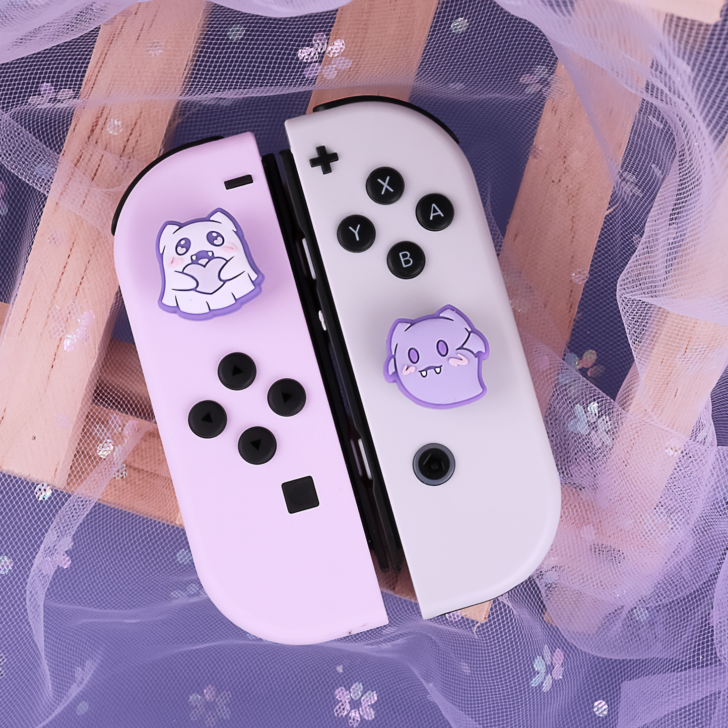 BlingKiyo Ghost Bat NS&NS2 Thumb Grip Caps