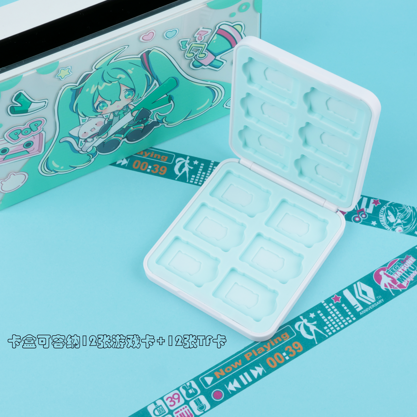 BlingKiyo Hatsune Miku Nintendo Switch Oled & NS2 Protective Case