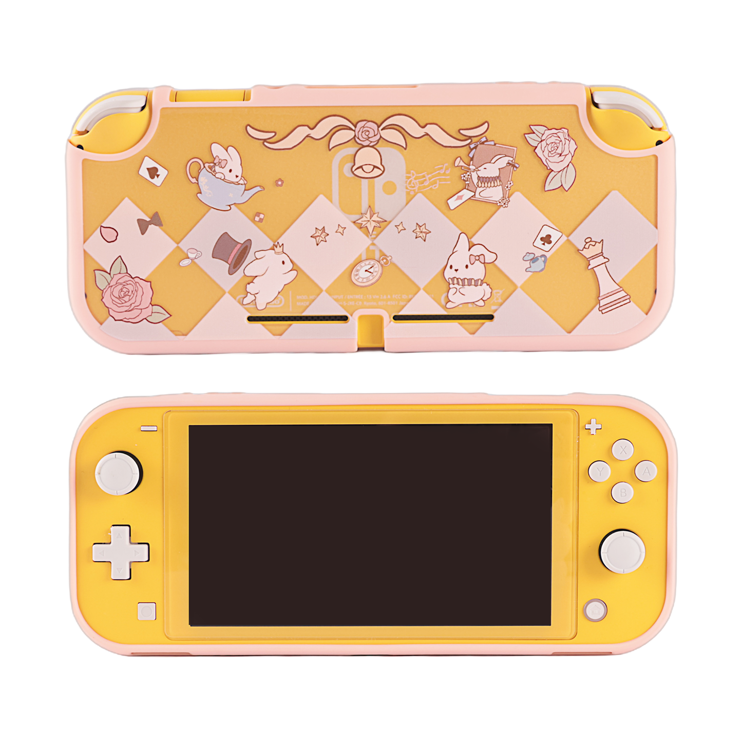 BlingKiyo Alice Bunny Protective Case for Switch Lite