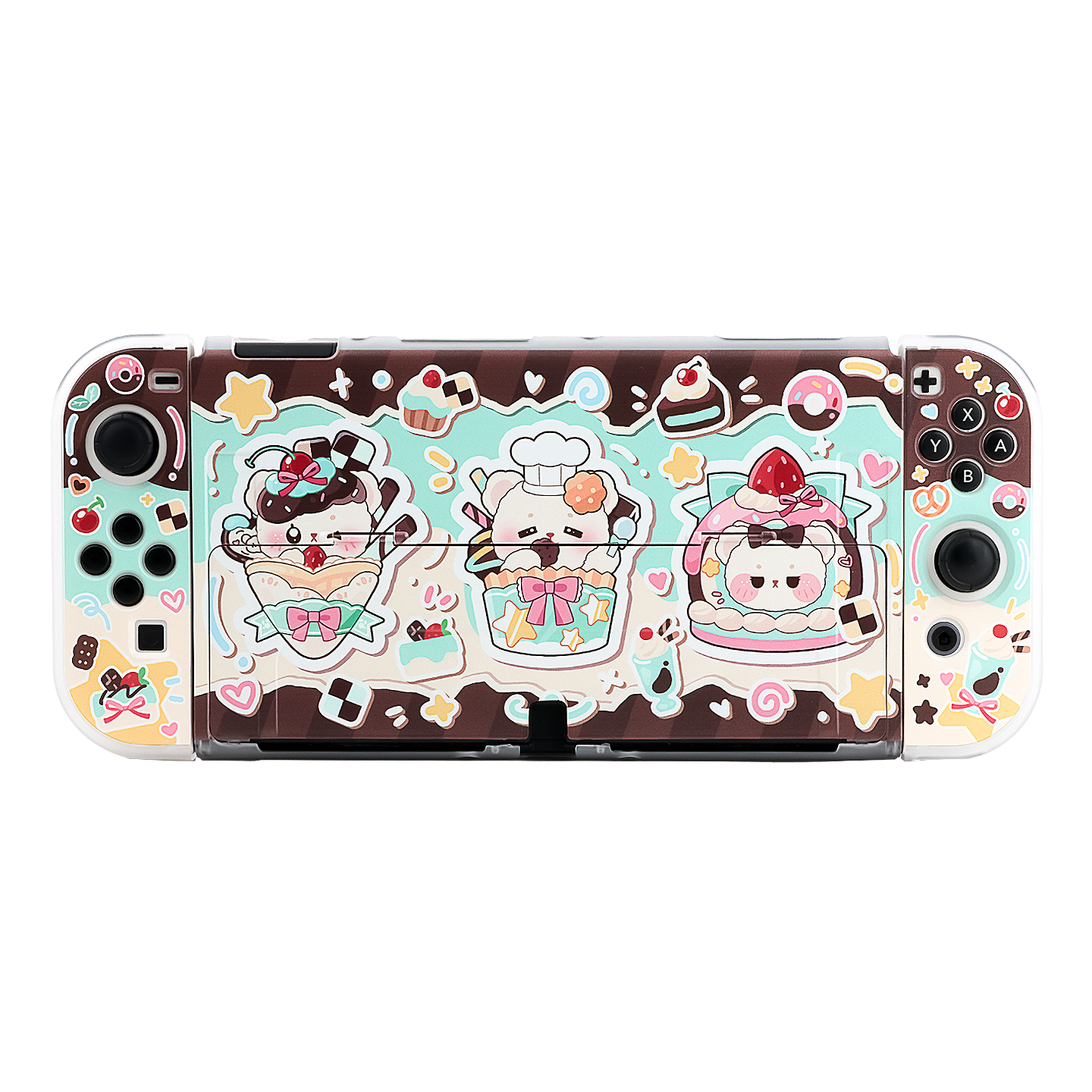 Mint Chocolate Bear NS OLED/NS2 Protective Case