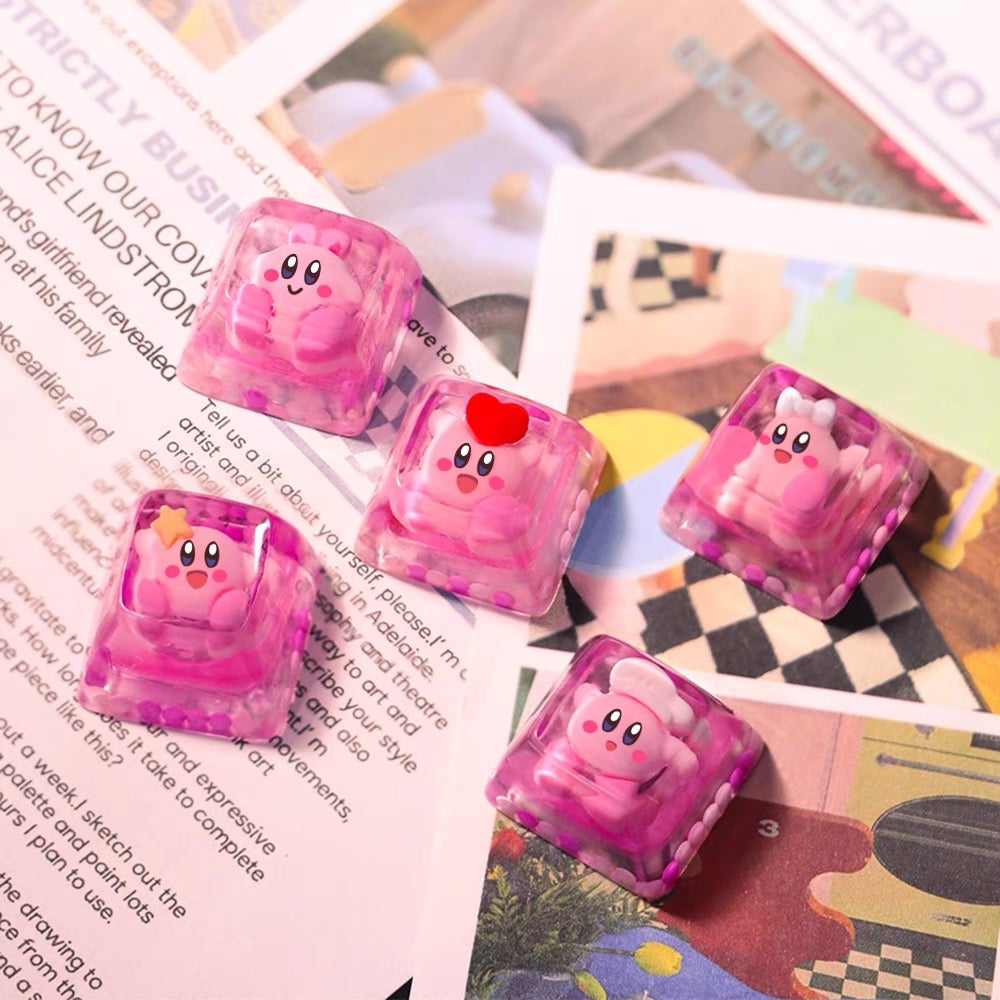 BlingKiyo Crystal Kirby Key Caps