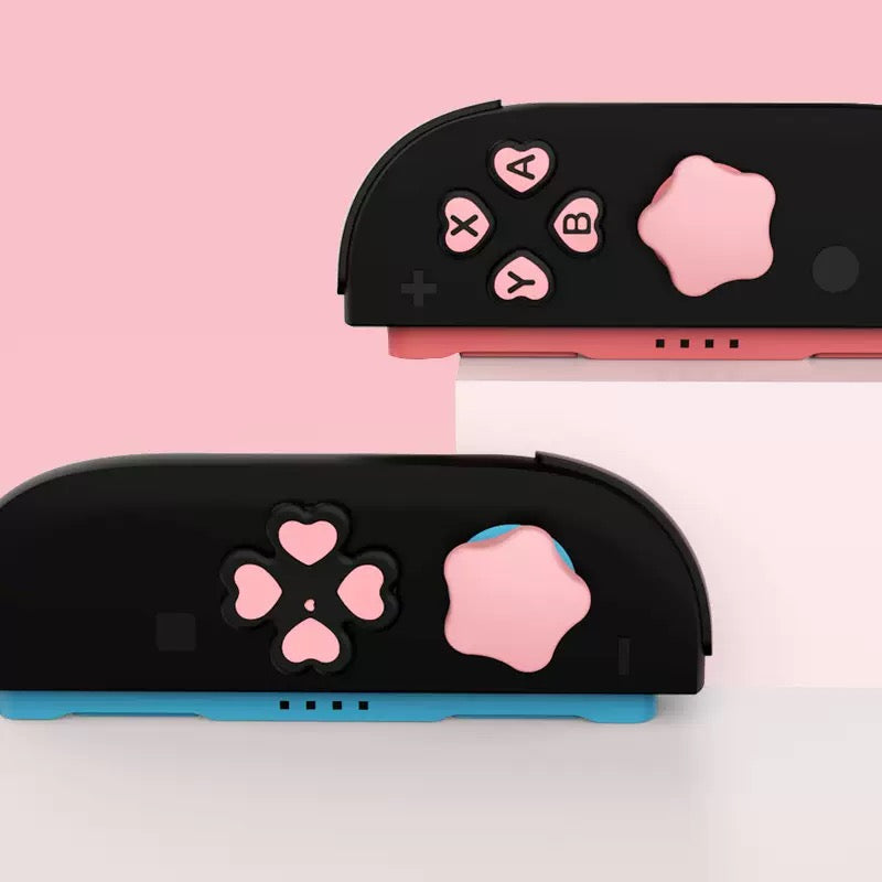 Star Heart Button Caps for Switch2