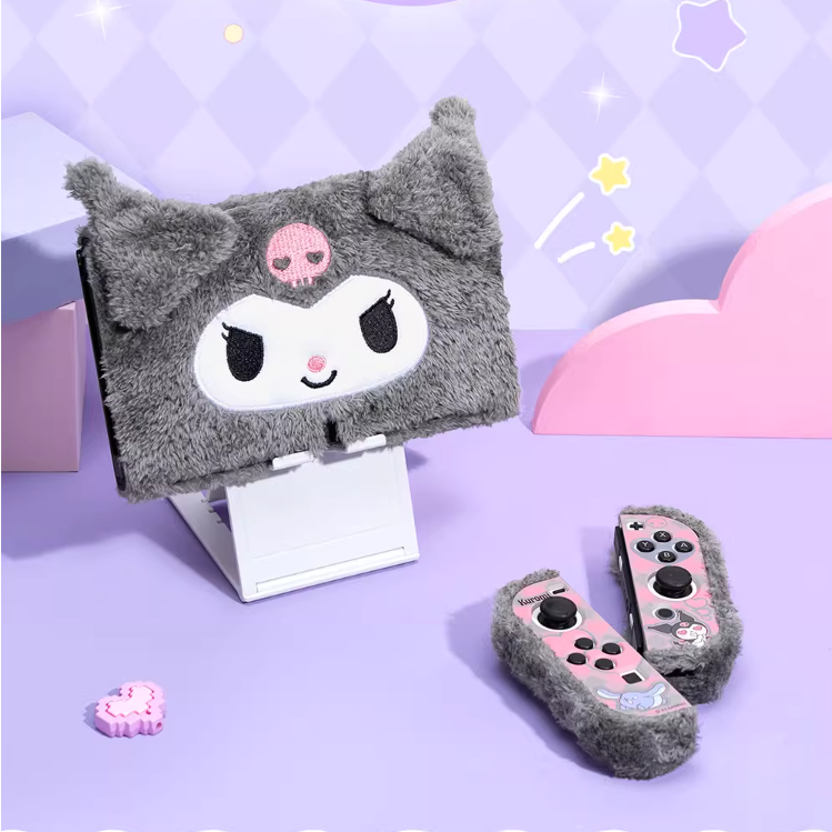 GeekShare Plush Kuromi Protective Shell for Switch OLED