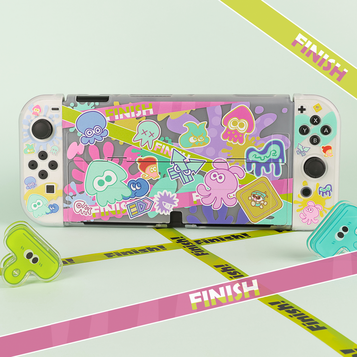 BlingKiyo Splatoon Nintendo Switch OLED& NS2&LITE Protective Shell