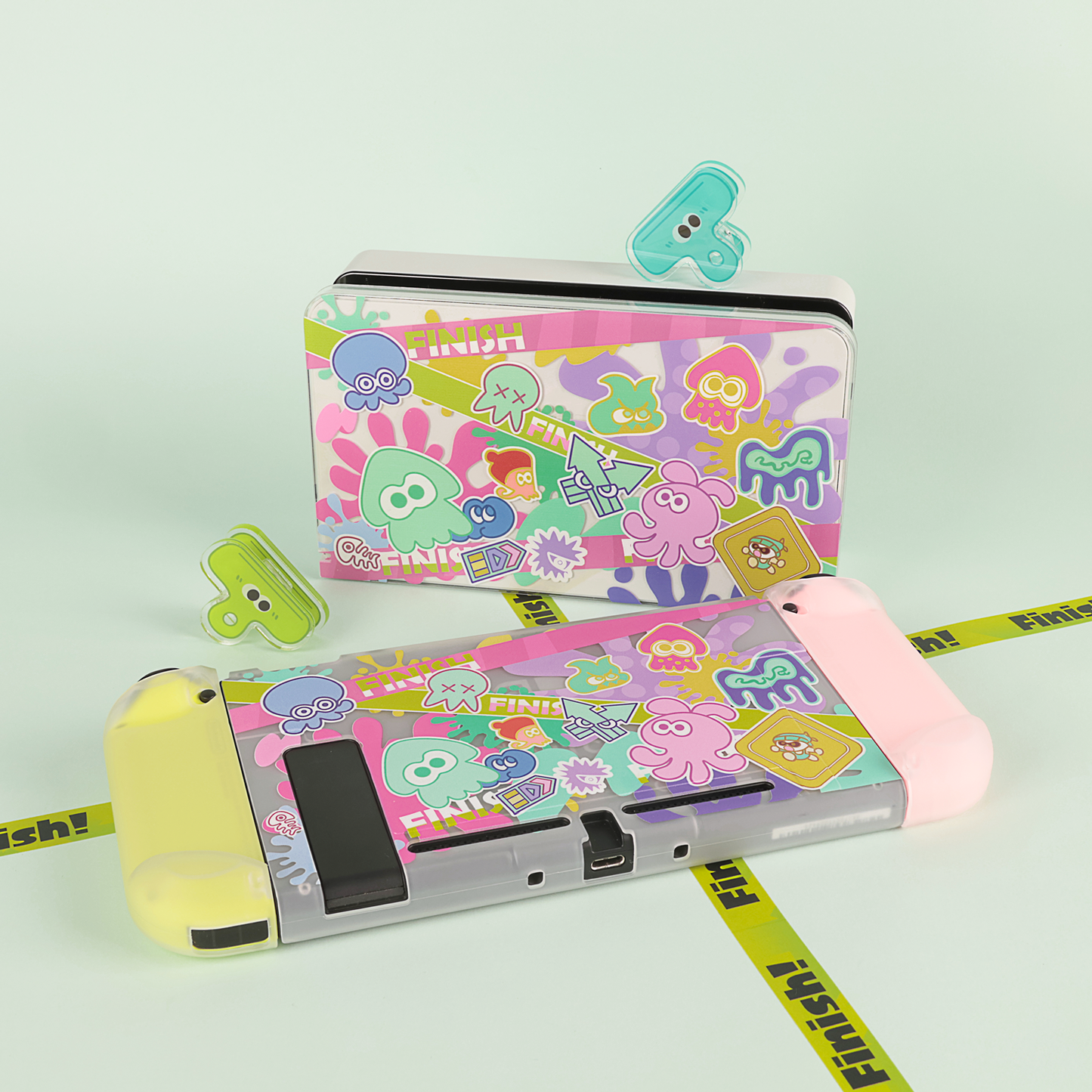 BlingKiyo Splatoon Nintendo Switch OLED& NS2&LITE Protective Shell