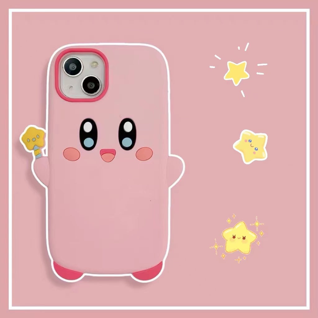 BlingKiyo Pink Kirby Phone Case