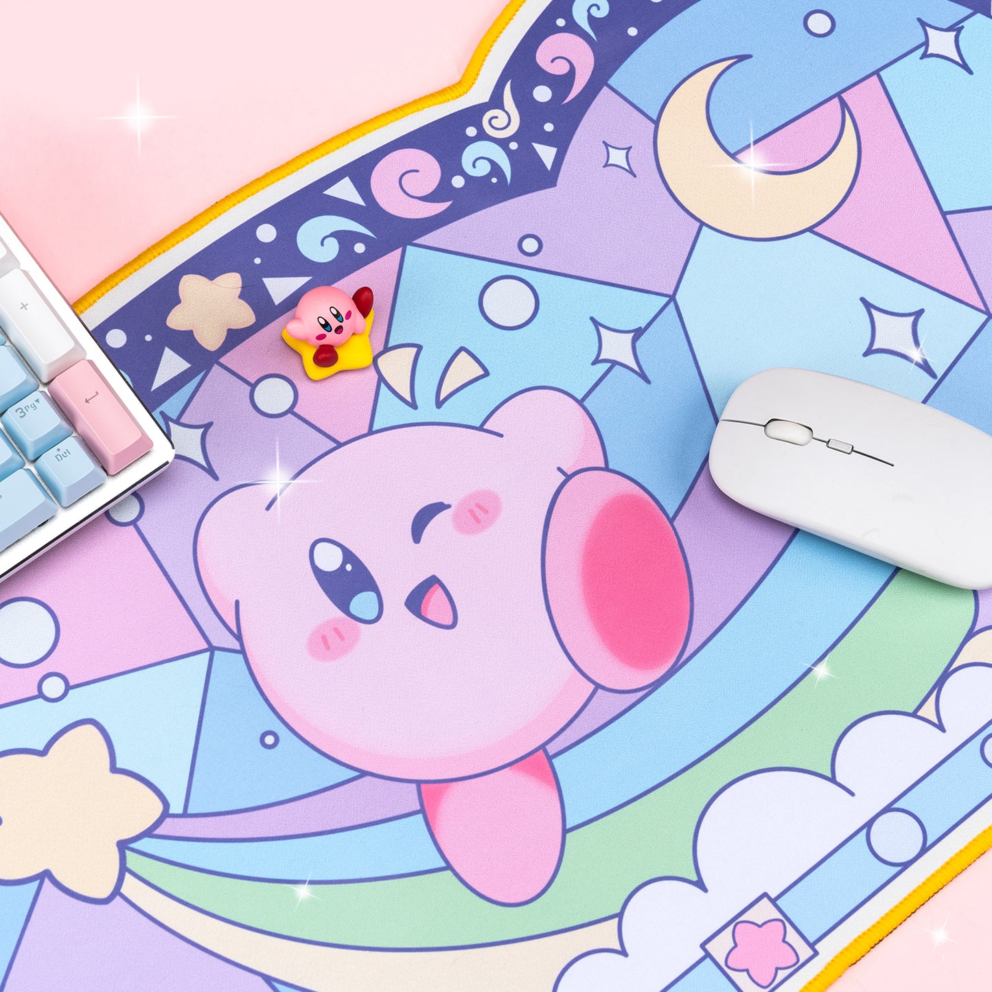 BlingKiyo Kirby Large Mouse Pad/Desk Mat