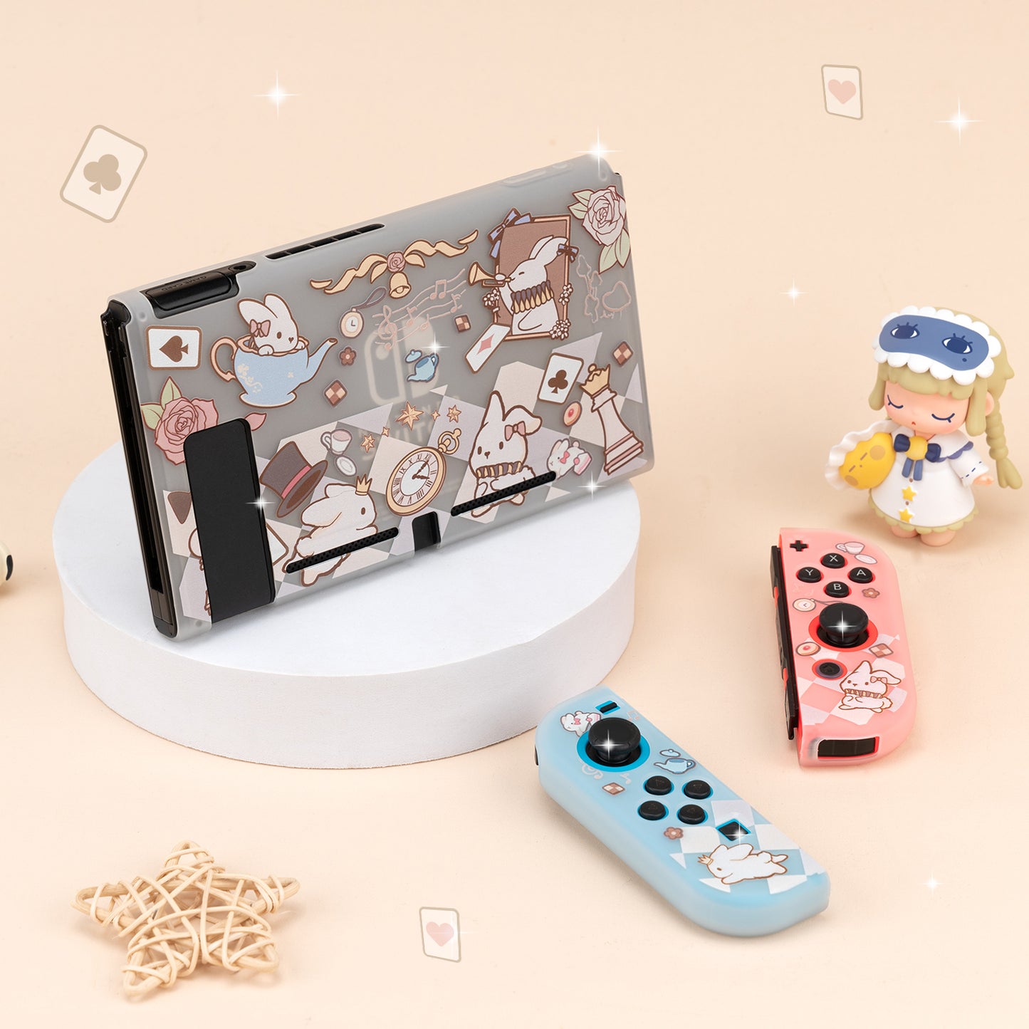 BlingKiyo Alice Bunny Nintendo Switch Oled Protective Case