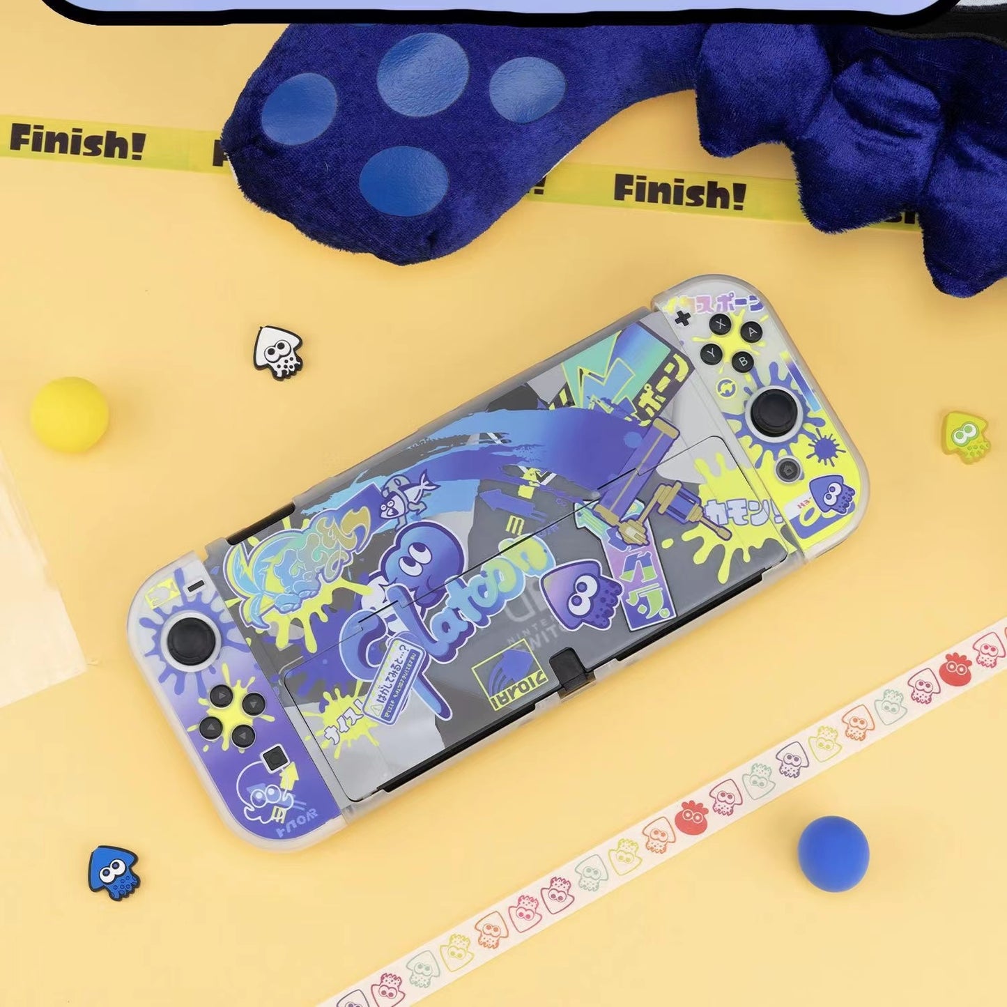 BlingKiyo Splatoon 3 Nintendo Switch OLED Protective Shell