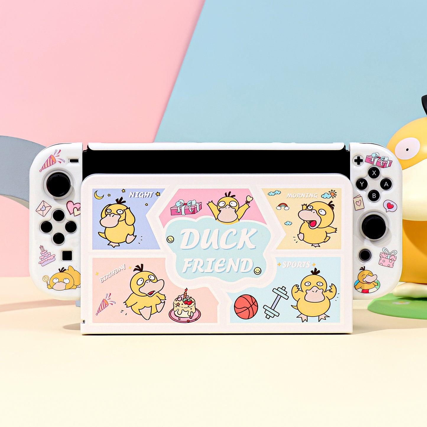 BlingKiyo Duck Friend Protective Case for Nintendo Switch/ OLED