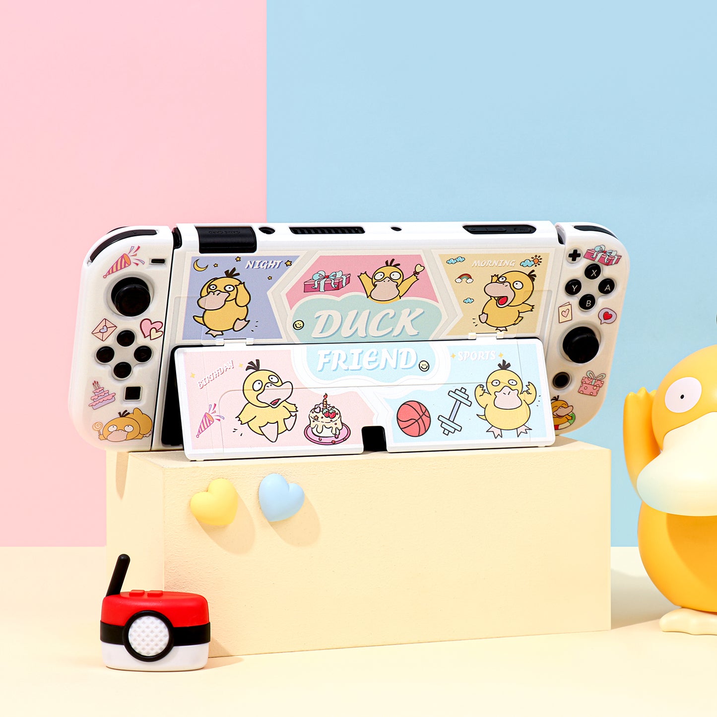 BlingKiyo Duck Friend Protective Case for Nintendo Switch/ OLED