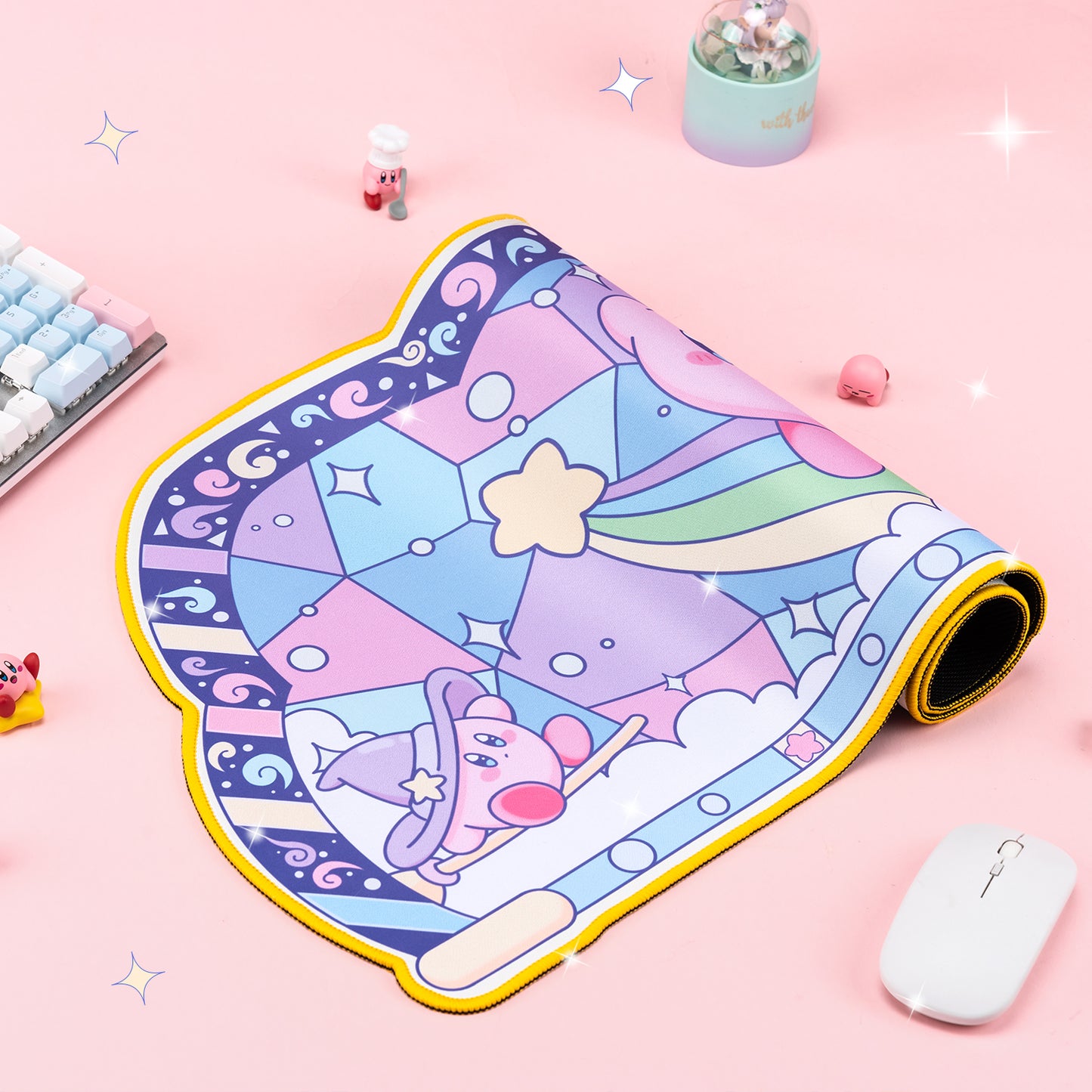 BlingKiyo Kirby Large Mouse Pad/Desk Mat