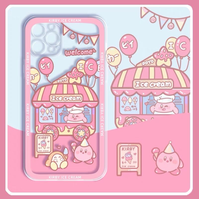 BlingKiyo Ice Cream Kirby Phone Case
