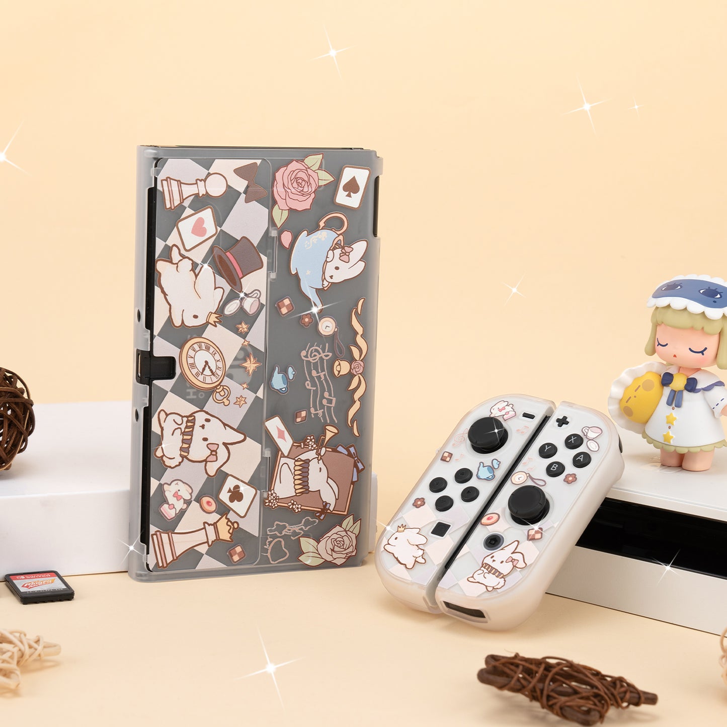 BlingKiyo Alice Bunny Nintendo Switch Oled Protective Case