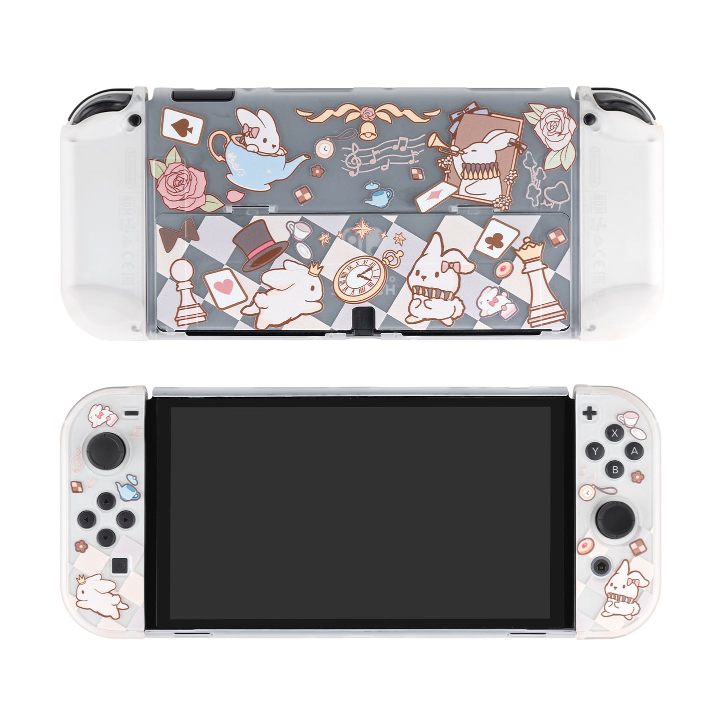 BlingKiyo Alice Bunny Nintendo Switch Oled Protective Case