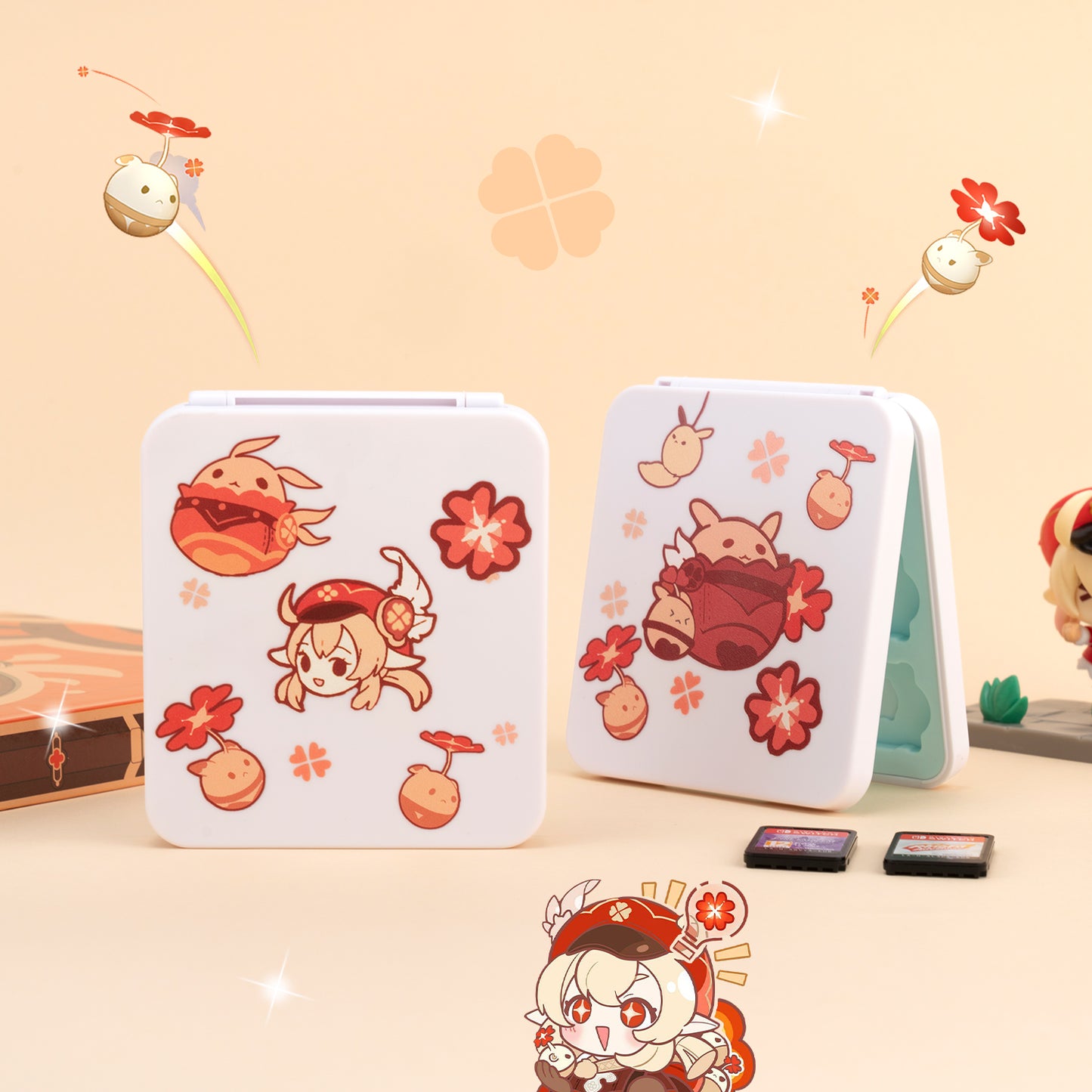 BlingKiyo Genshin Klee Game Card Case