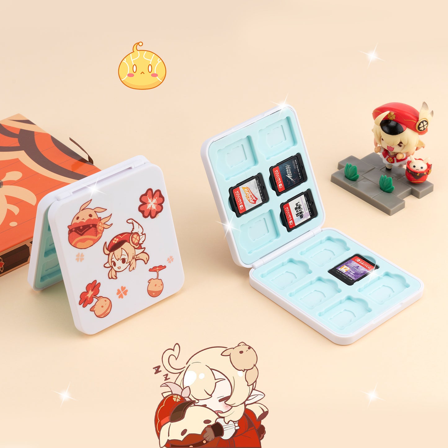 BlingKiyo Genshin Klee Game Card Case