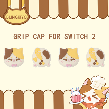Calico Cat Thumb Grip Caps for Switch2/NSPRO/PS5