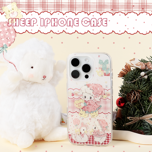 BlingKiyo Strawberry Sheep Phone Case